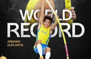 6,25 m - rekord świata pobity! Kosmiczny Armand Duplantis na IO w Paryżu