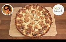 Zapiekanka à la pizza. Cukinia, ziemniaki, ser i boczek.