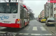 Szalona jazda kierowcy autobusu! O krok od tragedii [WIDEO]