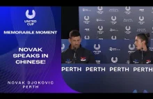 Lingwistyczny popis Novaka Djokovica
