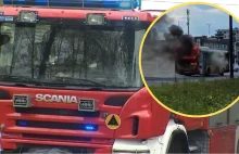 Warszawa: Pożar autobusu na Ursynowie. Pasażerowie ewakuowani