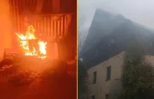 Policjanci i strażacy ratowali złodzieja. Kradzież poszła nie po jego myśli