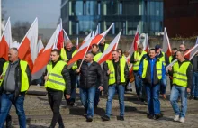 Rolnicy na ulicach Gdańska. Protest Pomorskiej Izby Rolniczej i Agrounii