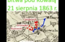 Bitwa pod Kowalą 21 sierpnia 1863 r. Powstanie styczniowe.