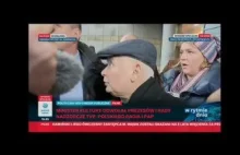 Wyspany Kaczyński przy TVP mocno rozsierdzony