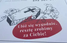 Bolesławiec: Szokująca reklama styp w hotelu Ibis: "Ułóż się wygodnie"