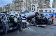 Nocny pościg w Paryżu, 13 rannych