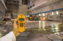 Promieniowanie na płycie reaktora RBMK-1500 w Ignalińskiej Elektrowni Jądrowej.