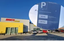 Brico Wrocław - nowy i ciekawy system parkingowy do wyłudzania pieniędzy.