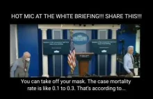 Hot Mic at the White House briefing - weren't supposed to hear that!