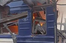 Rosjanie uderzyli w pociąg pasażerski. Kilkadziesiąt rannych