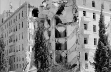 zamach terrorystyczn przeprowadzony 22 lipca 1946 roku o godz. 12:37 przez żydów