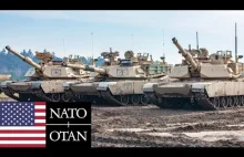 Pokaz siły NATO: M1A2 Abrams i pojazdy bojowe w Polsce.