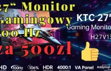 KTC H27V13 - monitor gamingowy 100Hz w budżetowej cenie - recenzja monit...