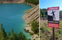 Słynne Szmaragdowe Jezioro pod Kielcami z zakazem wstępu. Groźba mandatu