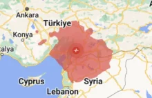 Trzęsienie ziemi o magitudzie 7.8 w Turcji