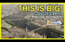 Dodatek do Blendera: Google Earth. Teraz można animować mapy Google.