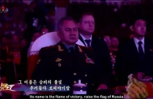 Śpiewaczki z Korei Północnej śpiewają dla Rosji o wstawaniu z kolan