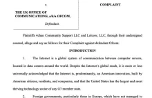 4chan i Kiwi Farms złożyli pozew przeciwko brytyjskiemu Biuru Komunikacji