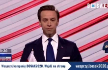 Fragment debaty prezydenckiej z 2020 roku - Krzysztof Bosak nt. Orbana i Węgier