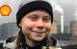 Reklama “Greta Thunberg Oil Company”