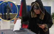 Wybory prezydenckie w Rosji. Tak wygląda głosowanie. Nagrano żołnierza