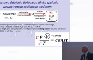 Silnik tłokowy zasilany wodorem - wykład prof. Marka Brzeżańskiego