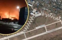 Ukraińskie drony przedarły się przez obronę powietrzną. Wielki pożar w rosyjskim