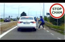 0:39 / 2:31 Gonitwa BMW za Audi, zajeżdżanie drogi - miłosna szarpanin
