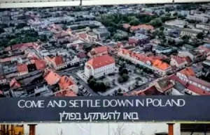 "Przyjedź i osiedl się w Polsce". Napisał to po hebrajsku. I się zaczęło