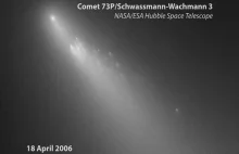 Rozpad komety 73P/Schwassmann-Wachmann 3 z teleskop Hubble'a (2006)