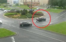 3 tys. zł mandatu i 10 pkt karnych dla kierowcy mercedesa. Naganny manewr [FILM]