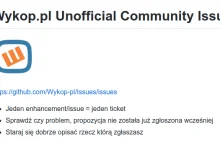 NIEOFICJALNE repozytorium do zgłaszania problemów,ulepszeń na Wykop.pl