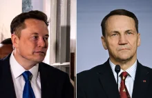 Starlink w Ukrainie. Sikorski reaguje na wpis Muska i grozi zerwaniem umowy