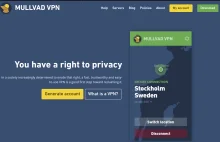 Mullvad VPN odpiera zarzuty o wycieku kont - były one rozdawane za darmo