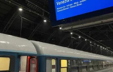Pierwszy pociąg z Brukseli do Wenecji nie wjechał do Włoch