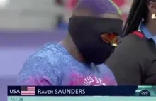 IO 2024: Niebinarna Raven Saunders w masce. Kto to? [WIDEO]