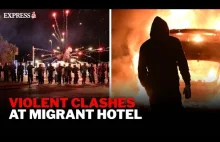 Gwałtowne zamieszki pod hotelem dla imigrantów w Dubline