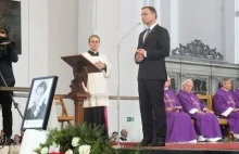 Przejmujące przemówienie prezydenta Andrzeja Dudy na pogrzebie INKI