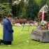 Kołodziejczak klęczy przy grobie ks. Jerzego Popiełuszki. Wywołał burzę