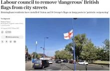 UK. Gmina kazała usunąć niebezpieczne brytyjskie i angielskie flagi