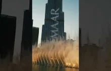Mają rozmach s.....ny, fontanny w Dubaju