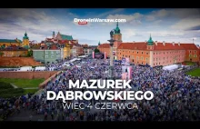 Wspaniałe wykonanie Mazurka Dąbrowskiego podczas wiecu 4 czerwca!