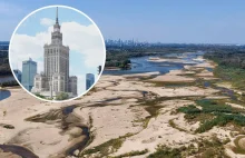 Rekordowo niski poziom Wisły w Warszawie. Co z wodą w kranach?
