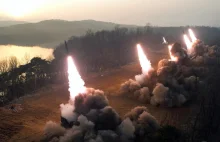 Ćwiczenia "prawdziwej wojny". Korea Północna wystrzeliła rakiety balis