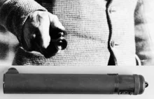 Jednostrzałowy pistolet z tłumikiem chowany w rękawie