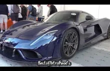 HYPERCAR Hennessey Venom F5 6.6L Twin-Turbo V8 1818HP ENGINE SOUND and ACCE-N