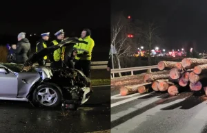 Drewno leciało jak w Oszukać przeznaczenie! Wypadek Nowe Miasto nad Wartą