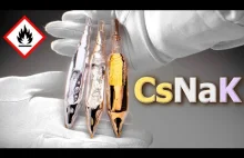 CsNaK - najbardziej reaktywny stop metali