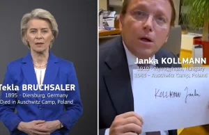 Ursula von der Leyen na filmie o "polskim" Auschwitz. Fala oburzenia